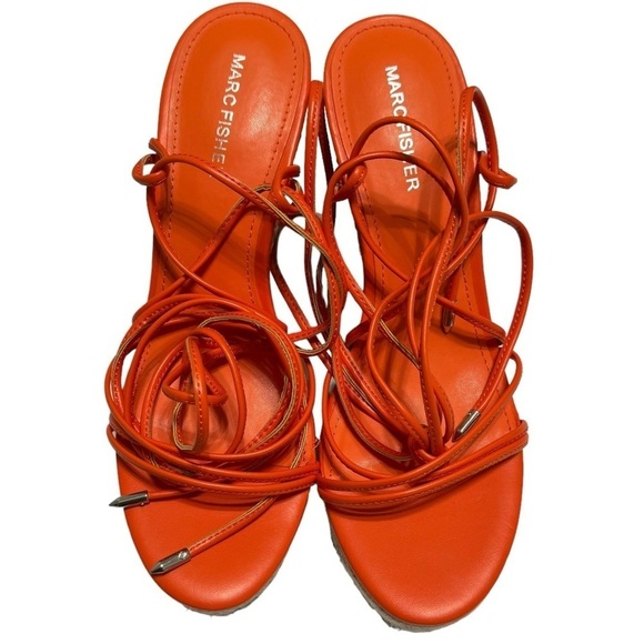 Marc Fisher Women’s KYLE Wrap
Bright Orange Wedges Brand New! Size 8.5 - Picture 5 of 8
